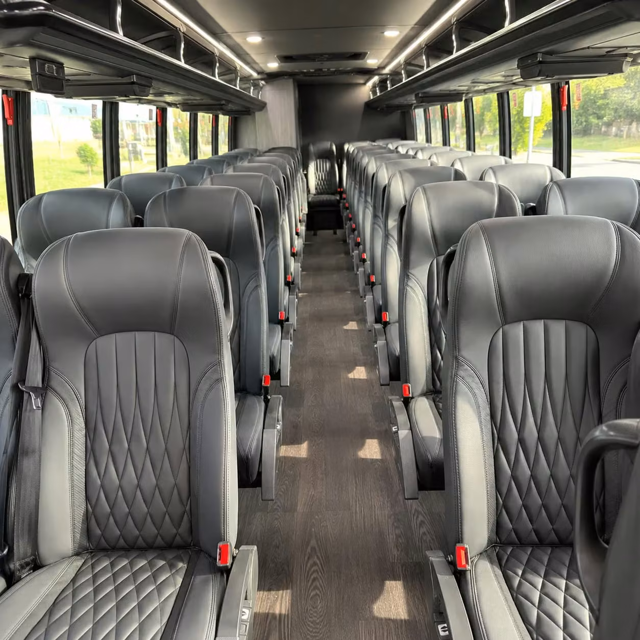 25 passenger minibus interior