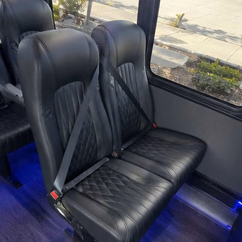 30 passenger minibus inside