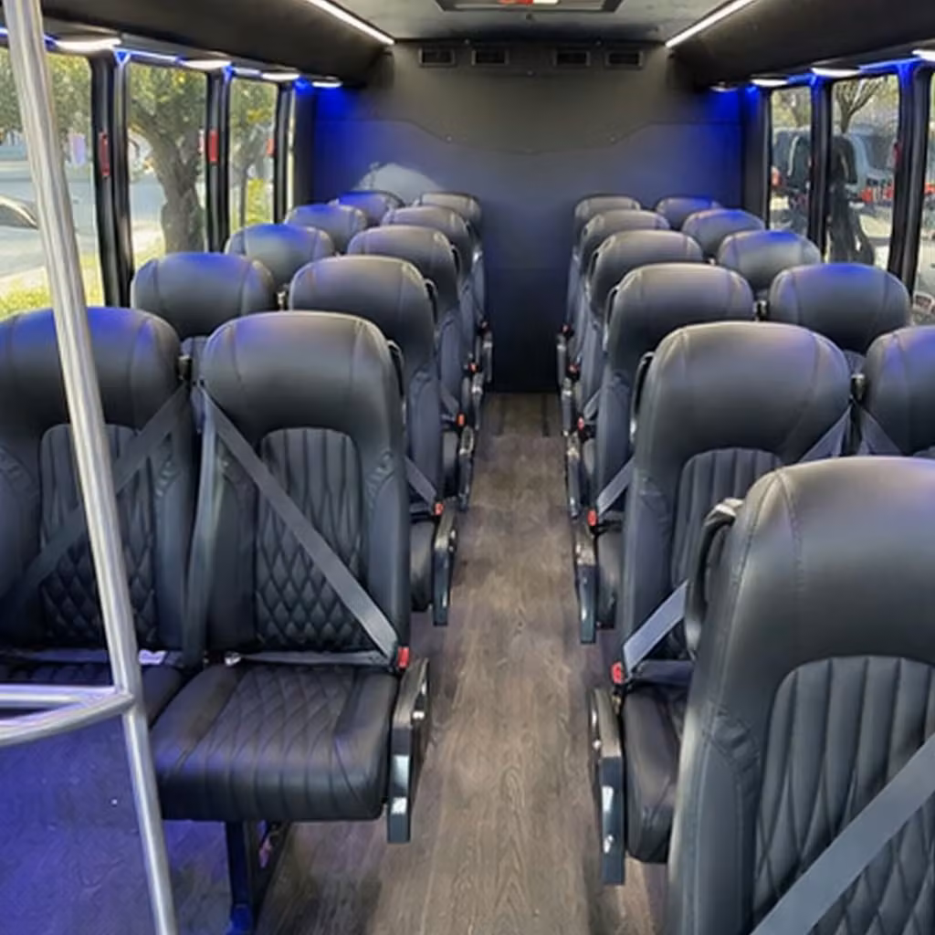 35 passenger minibus inside