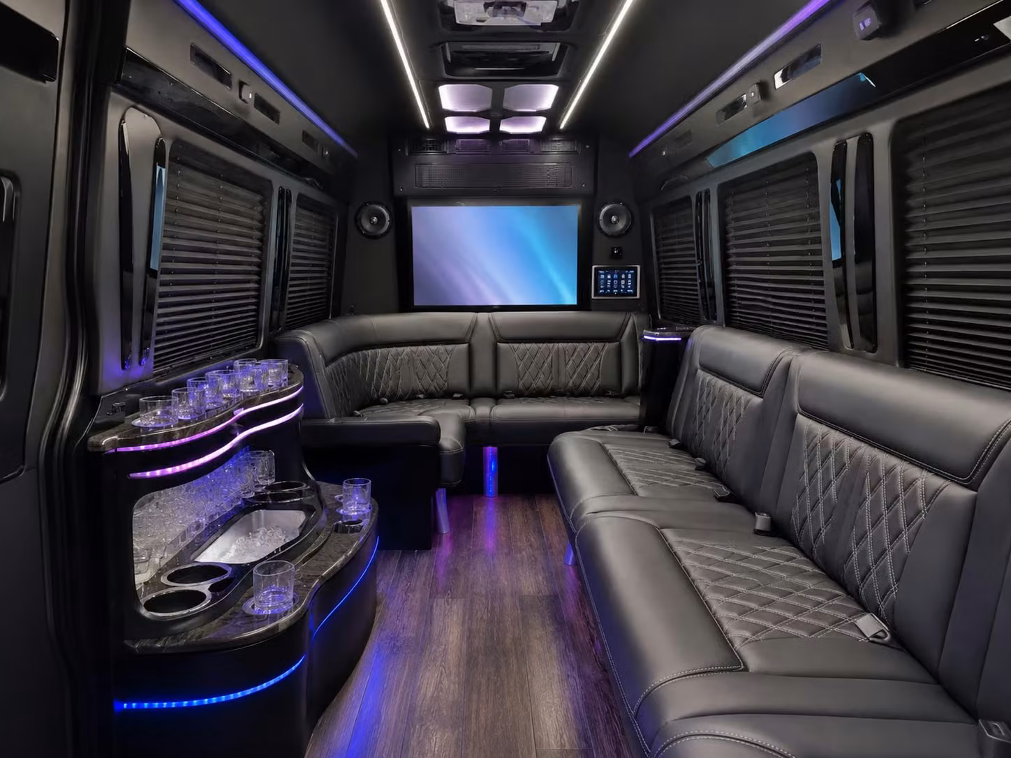 bus rental options for winston salem trips