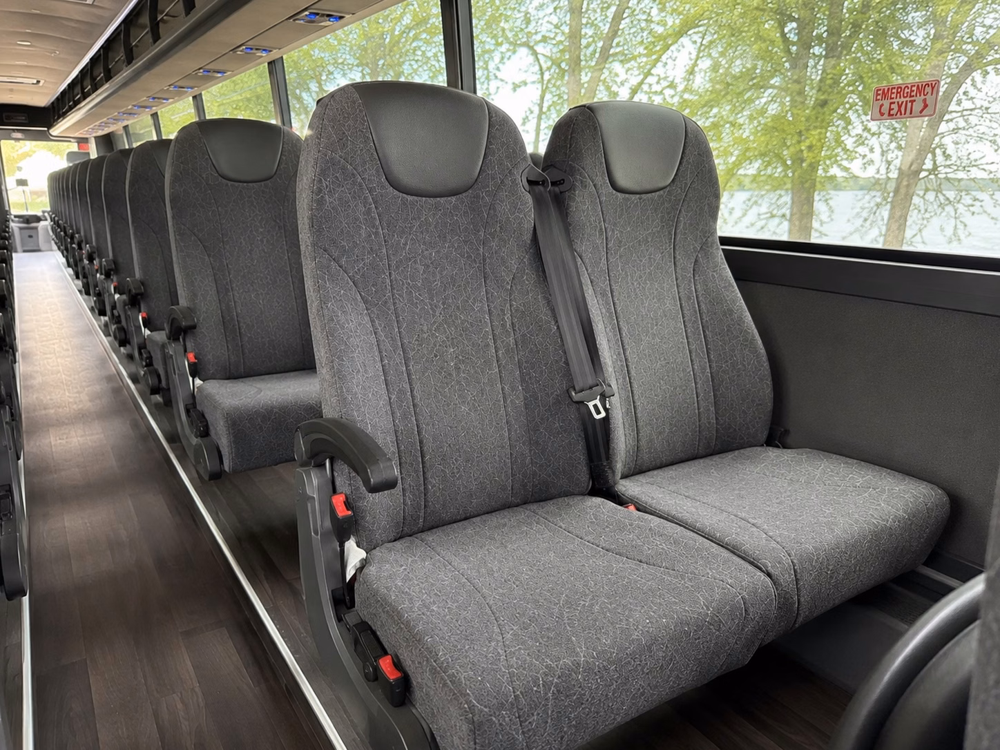 winston salem charter bus interior