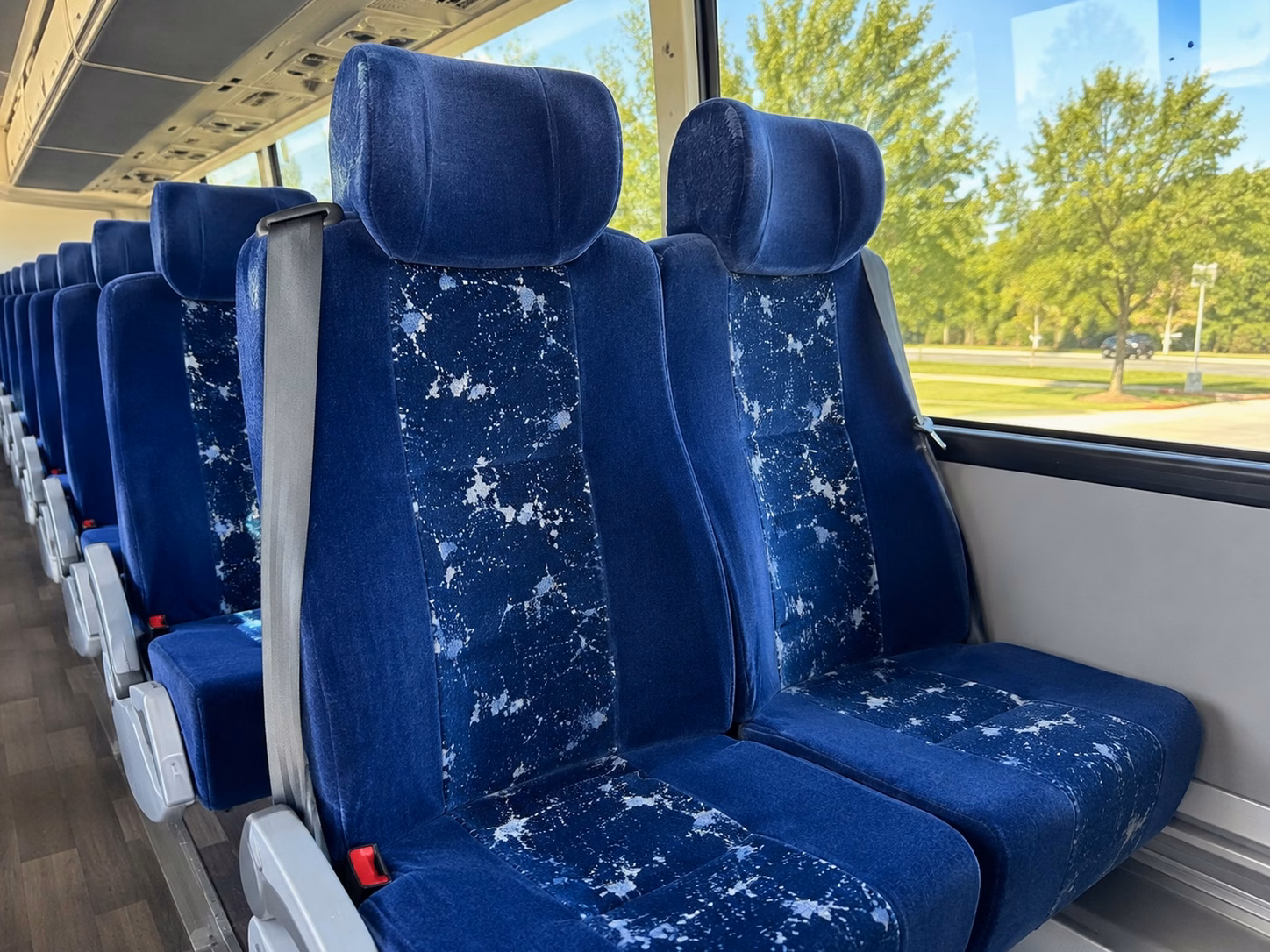 winston salem charter bus rental interior