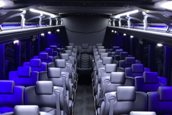 Winston Salem Charter Bus Interior